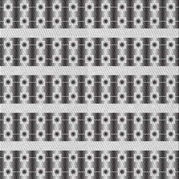 Square Patterned Gray Novelty Rug, pat2319
