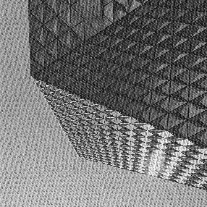 Machine Washable Transitional Dark Gray Rug, wshpat232gry