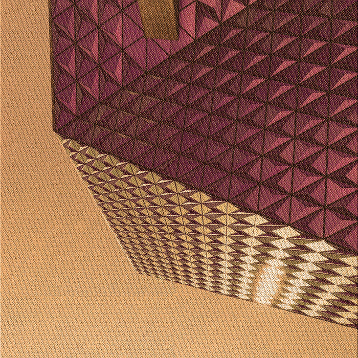 Machine Washable Transitional Saffron Red Rug, wshpat232org