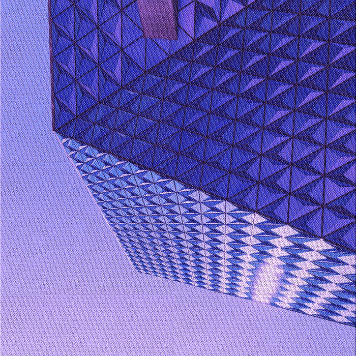 Patterned Purple Mimosa Purple Rug, pat232pur