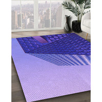 Patterned Purple Mimosa Purple Rug, pat232pur