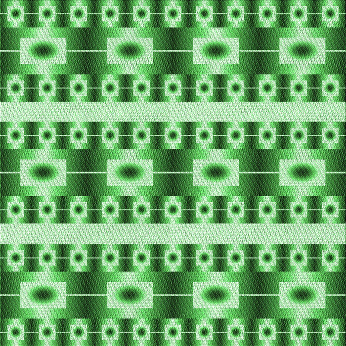 Round Patterned Green Rug, pat2320grn