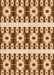 Patterned Mahogany Brown Rug, pat2320org