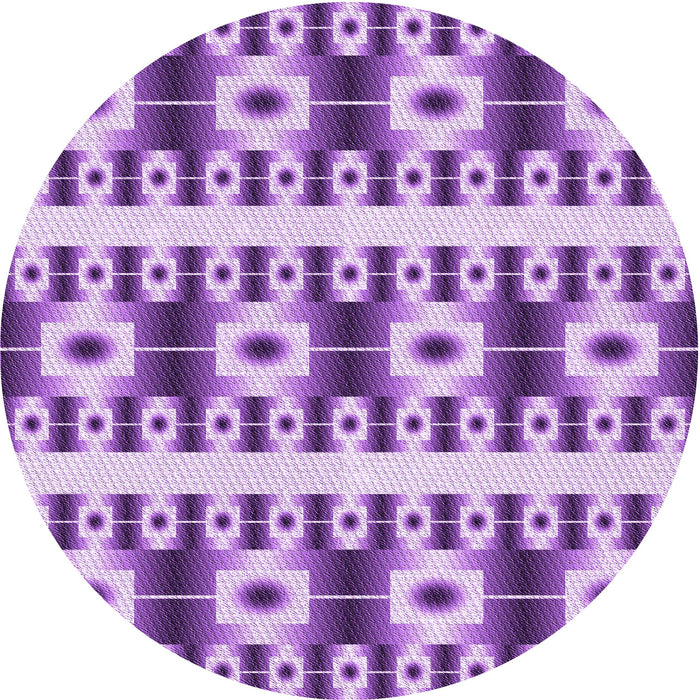 Square Machine Washable Transitional Dark Orchid Purple Rug in a Living Room, wshpat2320pur