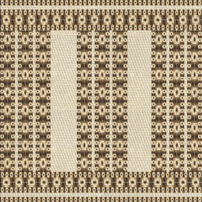 Patterned Red Brown Rug, pat2321brn