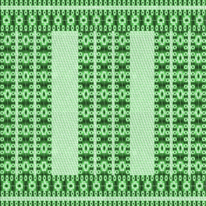 Patterned Forest Green Rug, pat2321grn