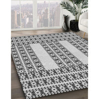 Patterned Carbon Gray Rug, pat2321gry