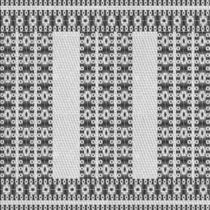 Patterned Carbon Gray Rug, pat2321gry