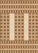 Patterned Mahogany Brown Rug, pat2321org