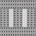 Square Patterned Gray Novelty Rug, pat2321