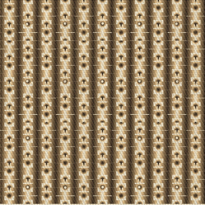 Round Patterned Red Brown Rug, pat2322brn