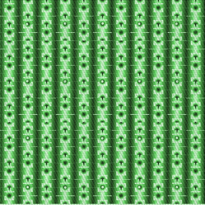 Round Patterned Green Rug, pat2322grn