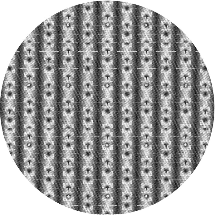 Square Machine Washable Transitional Silver Gray Rug in a Living Room, wshpat2322gry