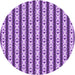 Square Patterned Violet Purple Rug, pat2322pur