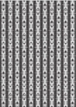 Patterned Silver Gray Novelty Rug, pat2322