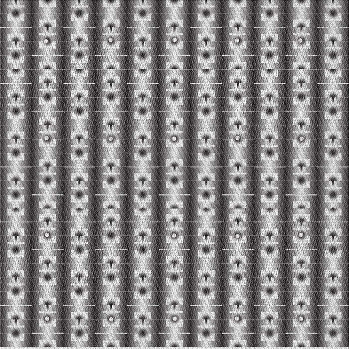 Square Patterned Silver Gray Novelty Rug, pat2322