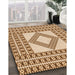 Machine Washable Transitional Mahogany Brown Rug in a Family Room, wshpat2323org