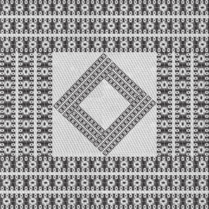 Sideview of Machine Washable Transitional Gainsboro Gray Rug, wshpat2323