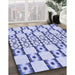 Machine Washable Transitional Blue Rug in a Family Room, wshpat2324blu