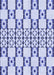 Patterned Blue Rug, pat2324blu