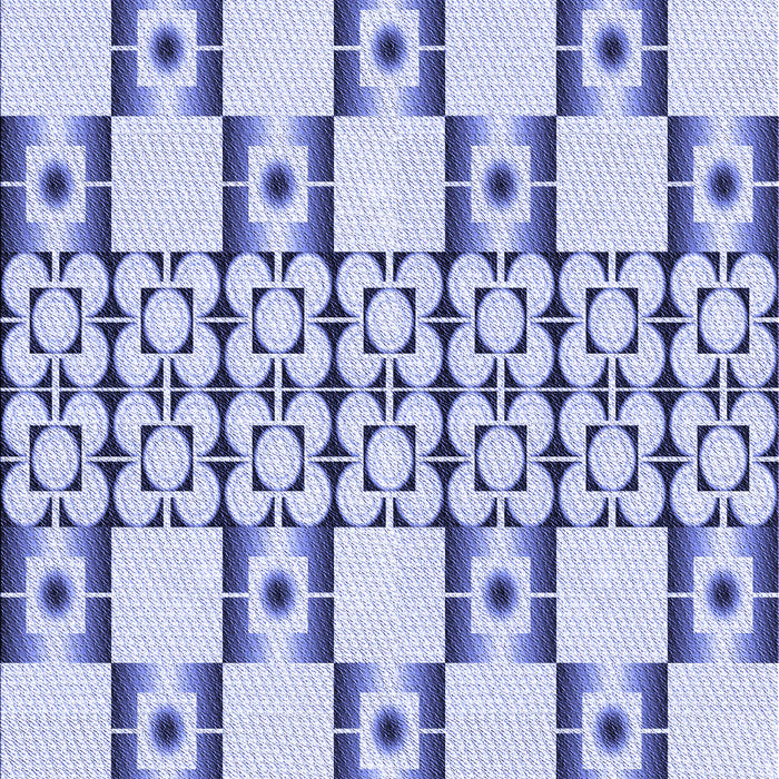 Patterned Blue Rug, pat2324blu