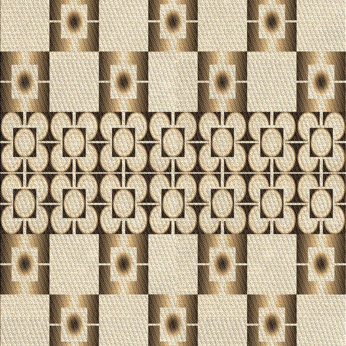 Patterned Golden Blonde Gold Rug, pat2324brn