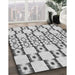 Machine Washable Transitional Silver Gray Rug in a Family Room, wshpat2324gry