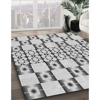 Patterned Silver Gray Rug, pat2324gry