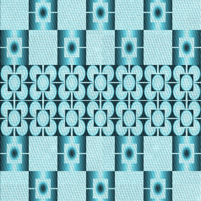 Machine Washable Transitional Blue Rug, wshpat2324lblu