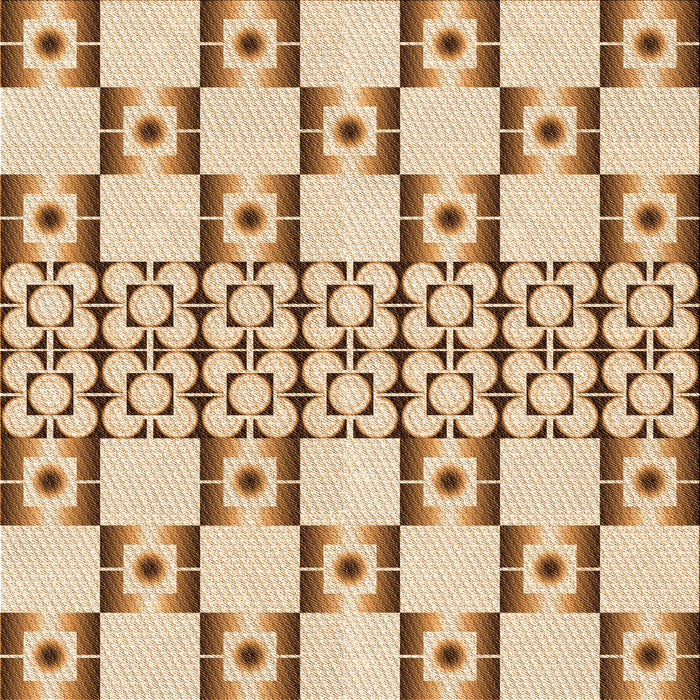 Round Machine Washable Transitional Deep Peach Orange Rug, wshpat2324org