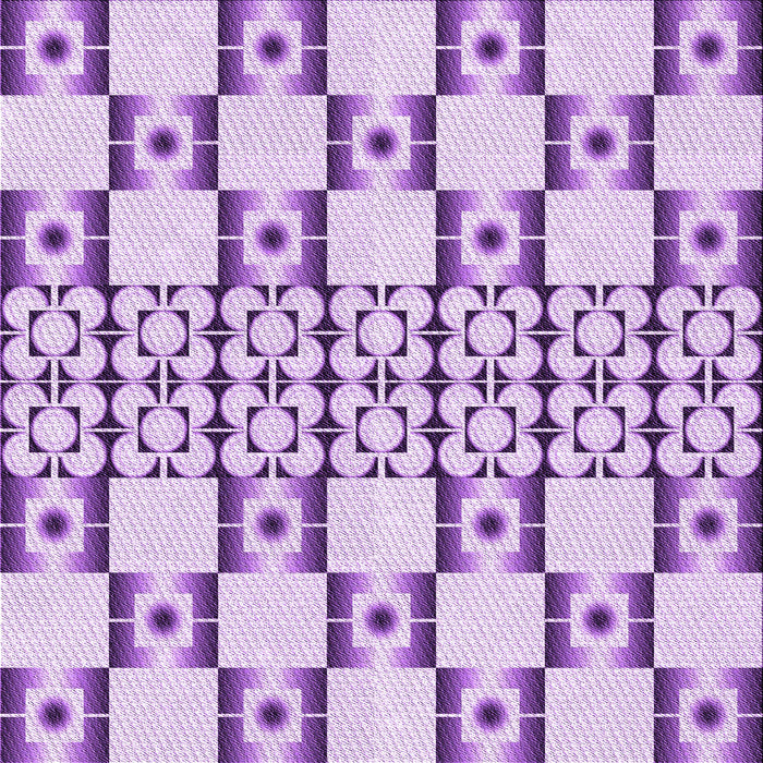 Round Patterned Blossom Pink Rug, pat2324pur