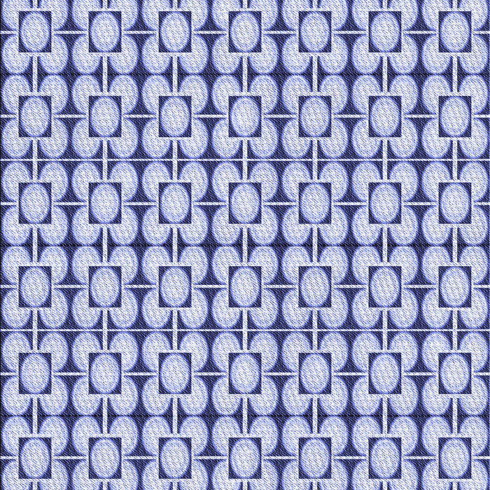 Patterned Royal Blue Rug, pat2325blu