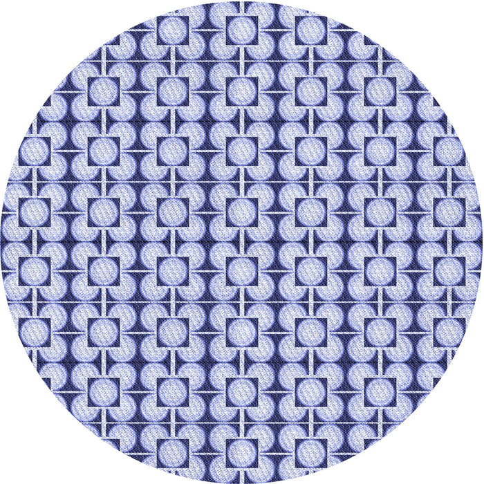 Square Machine Washable Transitional Royal Blue Rug in a Living Room, wshpat2325blu