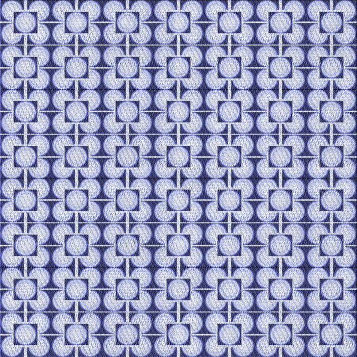 Round Machine Washable Transitional Royal Blue Rug, wshpat2325blu