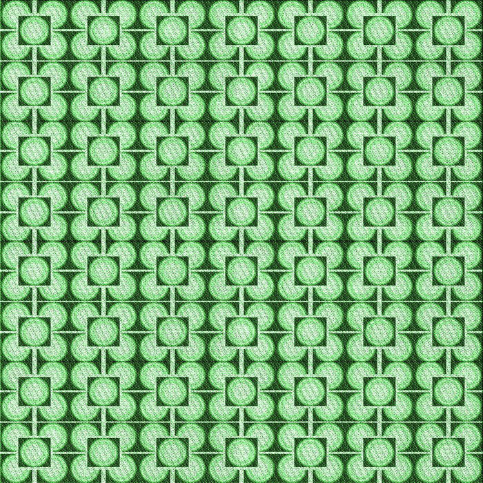 Round Patterned Jade Green Rug, pat2325grn