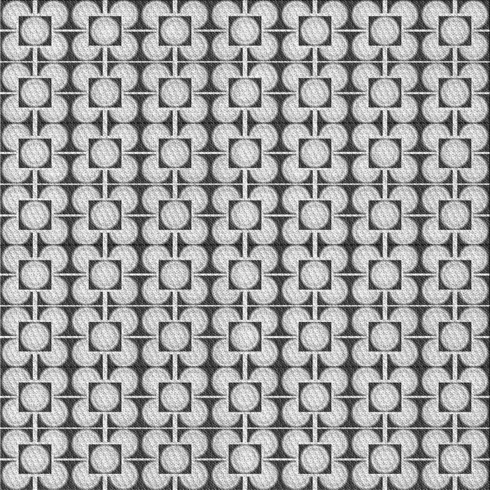 Round Patterned Gray Rug, pat2325gry