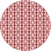 Square Machine Washable Transitional Red Rug in a Living Room, wshpat2325rd