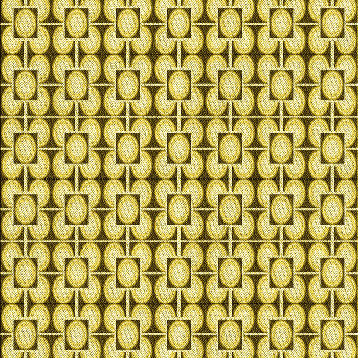 Patterned Dark Yellow Green Rug, pat2325yw