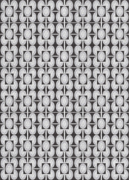 Patterned Carbon Gray Novelty Rug, pat2325