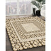 Machine Washable Transitional Golden Blonde Gold Rug in a Family Room, wshpat2326brn