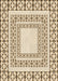 Patterned Golden Blonde Gold Rug, pat2326brn