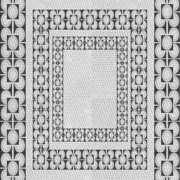 Patterned Platinum Gray Rug, pat2326gry