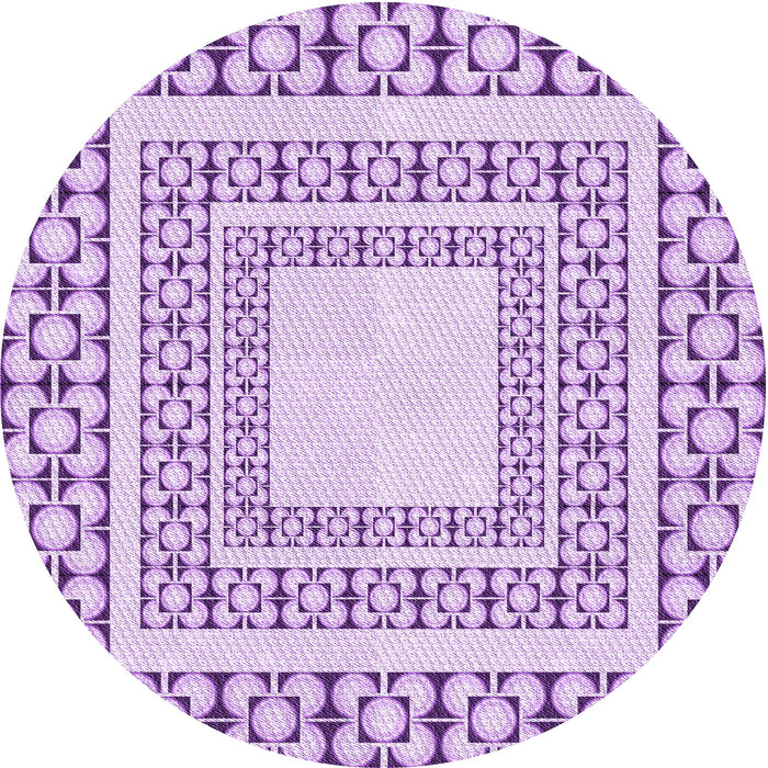 Square Machine Washable Transitional Blossom Pink Rug in a Living Room, wshpat2326pur