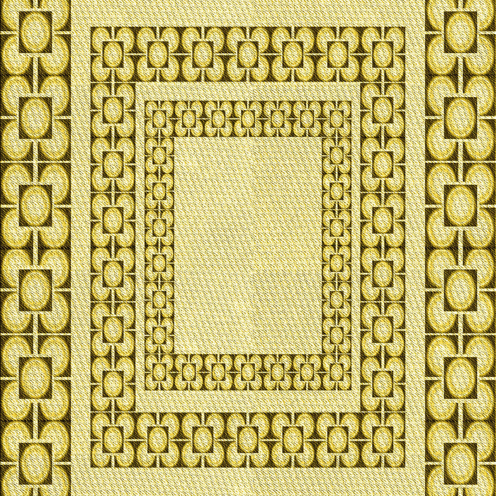 Patterned Dark Golden Brown Rug, pat2326yw