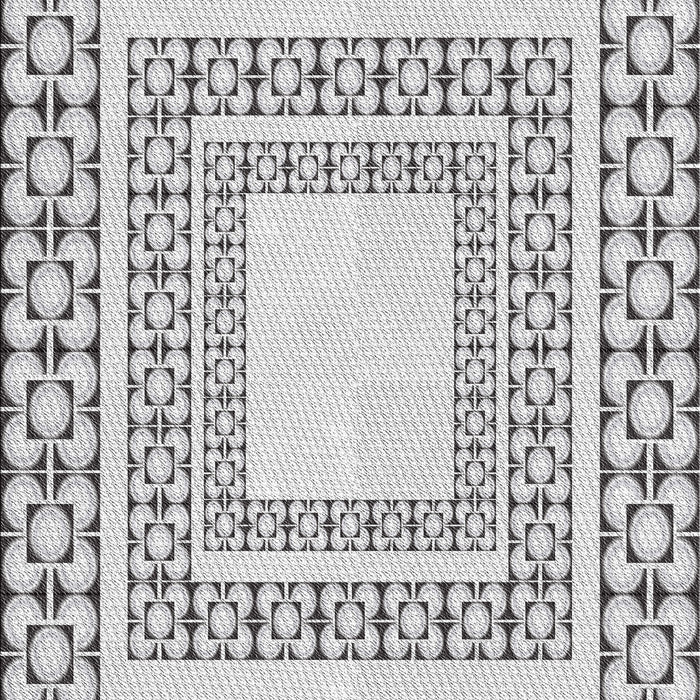 Machine Washable Transitional Gray Rug, wshpat2326