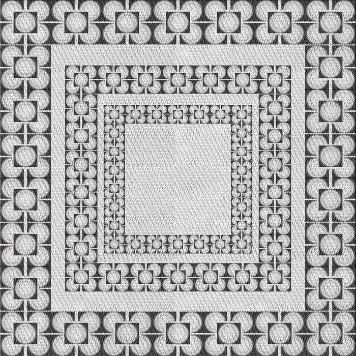 Sideview of Machine Washable Transitional Gray Rug, wshpat2326