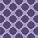 Round Machine Washable Transitional Purple Rug, wshpat2327blu