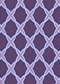 Machine Washable Transitional Purple Rug, wshpat2327blu