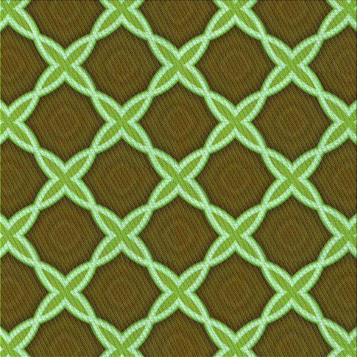 Round Patterned Dark Bronze Brown Rug, pat2327grn