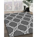 Patterned Dark Gray Rug in Family Room, pat2327gry